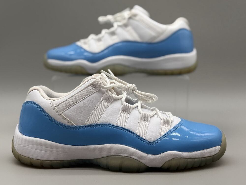Air Jordan 11 Retro Low GS UNC University Blue 528896-106 Youth 5.5Y / Women 7